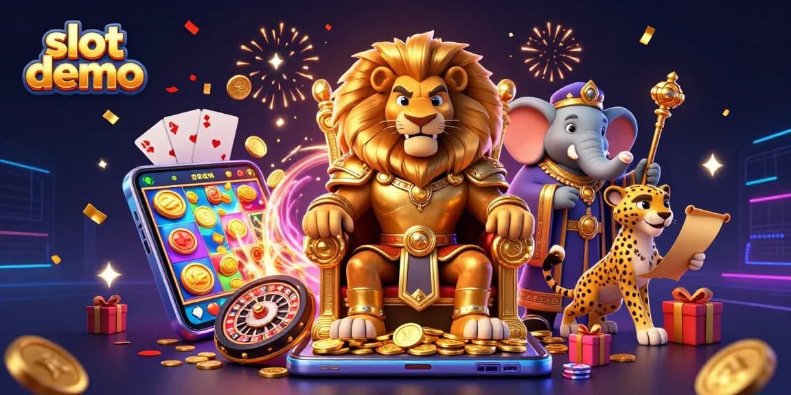Rasakan keseruan slot demo dengan gambar penuh warna permainan kasino.