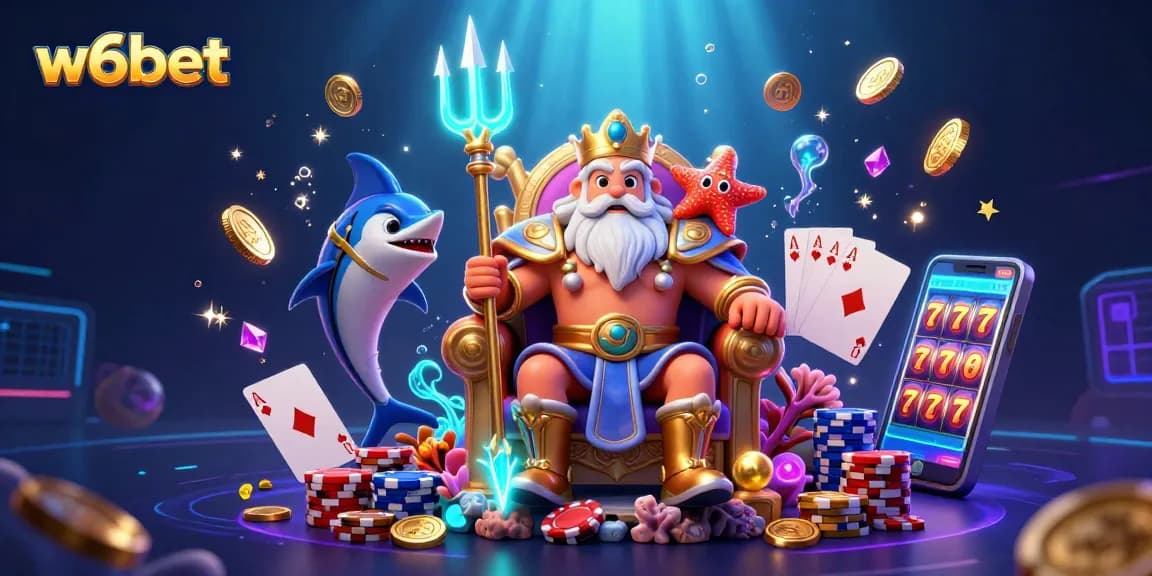 Gire os rolos vencedores na w6bet com elementos vibrantes de cassino e personagens encantadores.