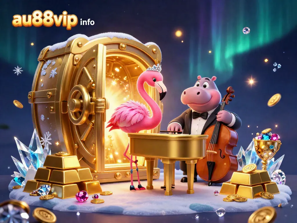 Enjoy exciting gaming action at au88vip info with colorful casino characters and treasures.