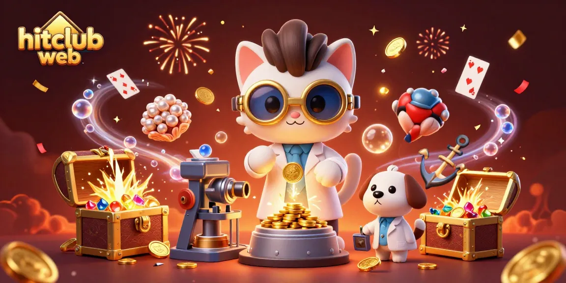 Experience thrilling gameplay at hitclub web, explore vibrant casino elements with cartoon characters.