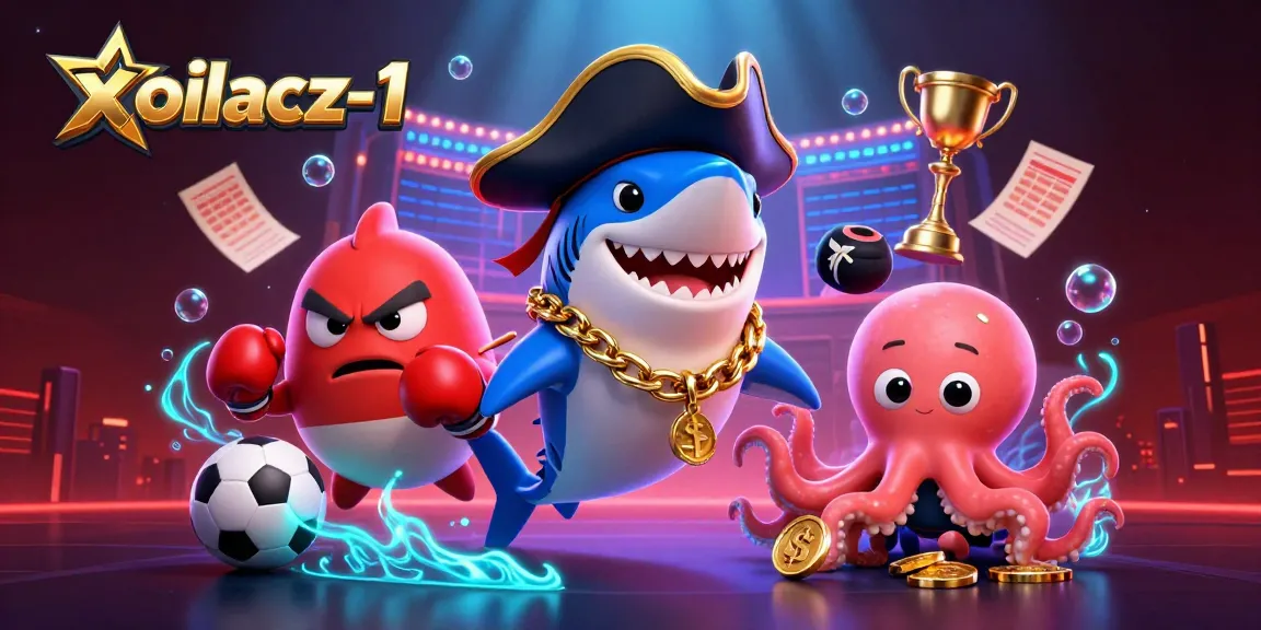 Xoilacz-1 showcases thrilling sports betting adventure with adorable characters and dynamic elements.