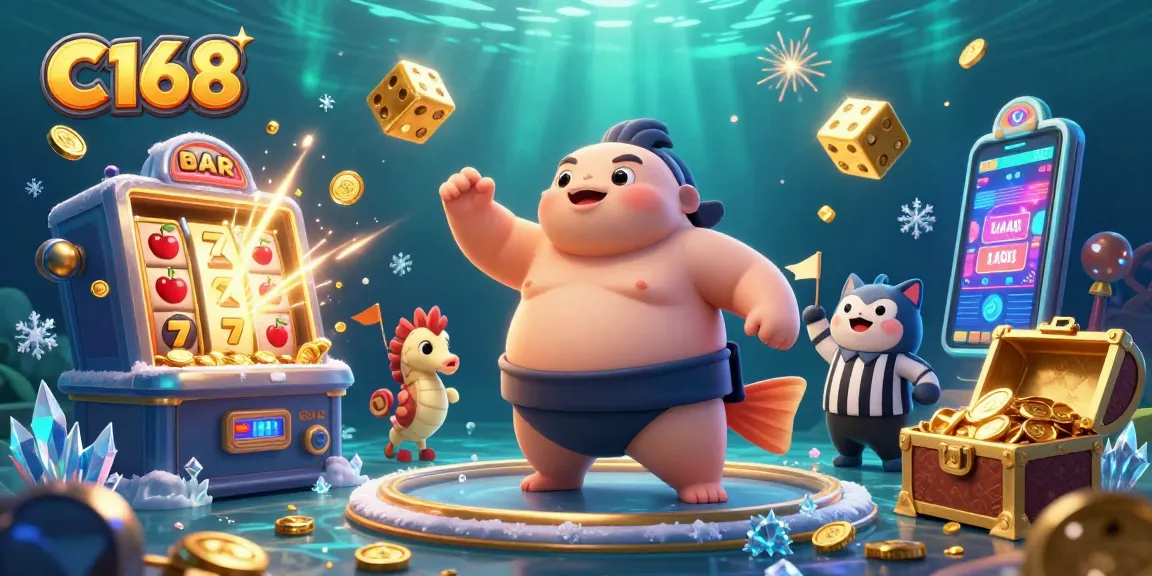 C168 offers thrilling gaming experiences with vibrant casino elements and a lively underwater casino atmosphere.