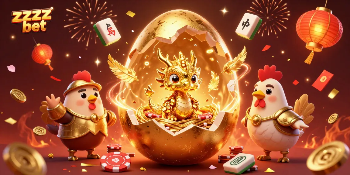 Ganhe prêmios incríveis jogando zzzz bet com um dragão dourado em um cassino animado.