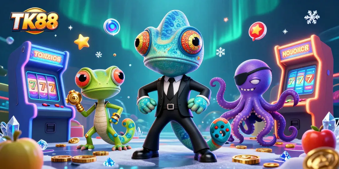 Experience thrilling TK88 casino action with vibrant game elements and characters in dynamic 3D!