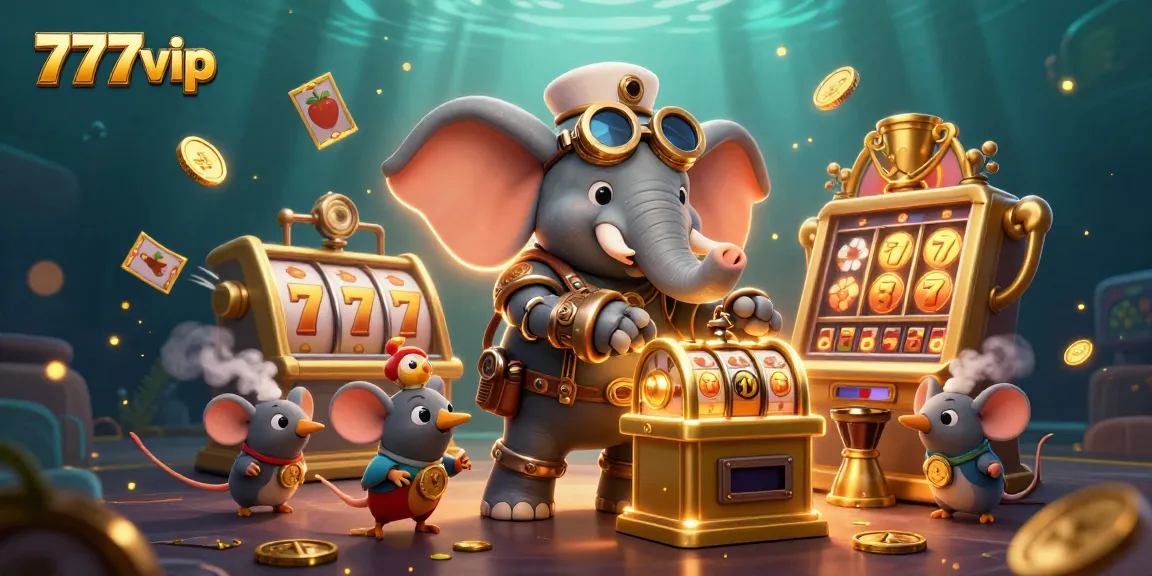 Win big at 777vip with a lively 3D casino experience showcasing slots and exciting gameplay elements.