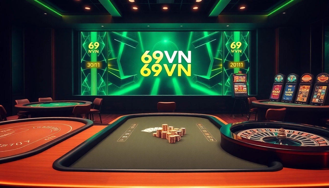 Immerse in the exciting world of 69VN online casino with sophisticated games and vibrant visuals.