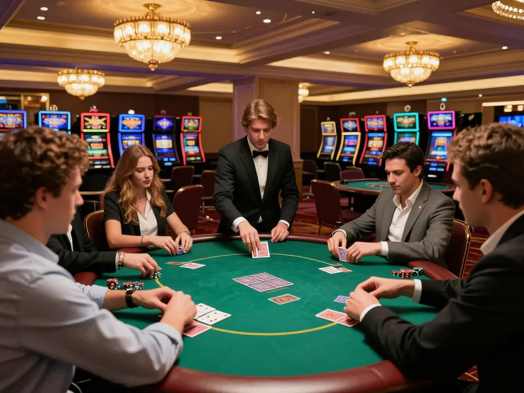 Friends experience strategic gameplay at nohu90 poker table, engaging in competitive excitement.