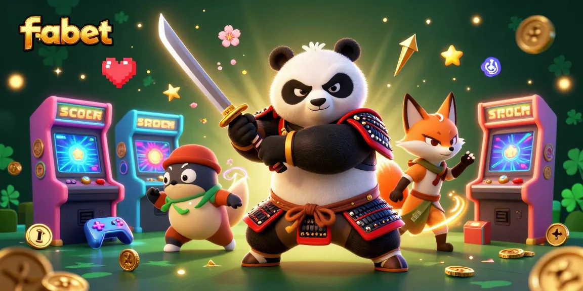 Experience exhilarating gameplay with FABET's dynamic characters in a vibrant casino landscape.