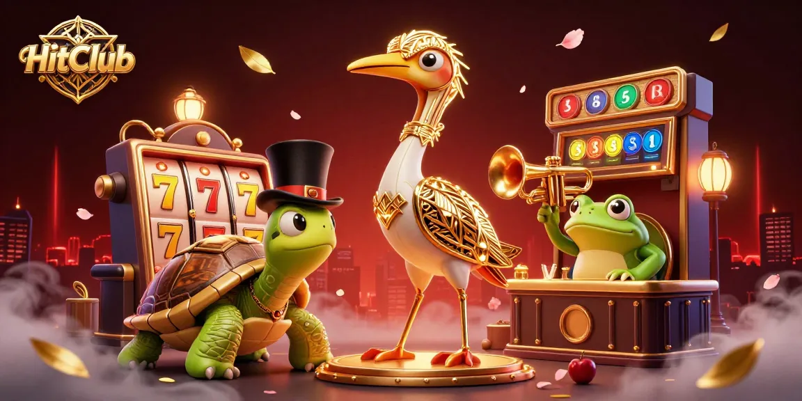 Engage with HitClub's striking games, showcasing a fun scene with vibrant characters and interactive elements.