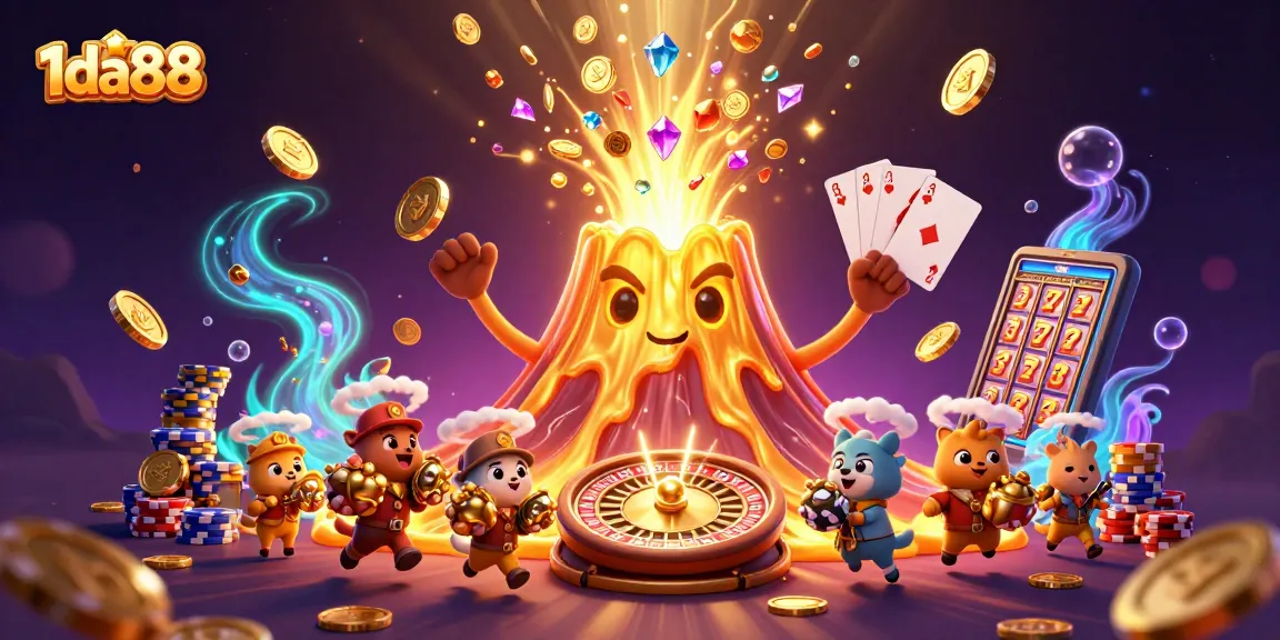 Win big with 1da88's thrilling casino adventure featuring golden treasures and excitement.