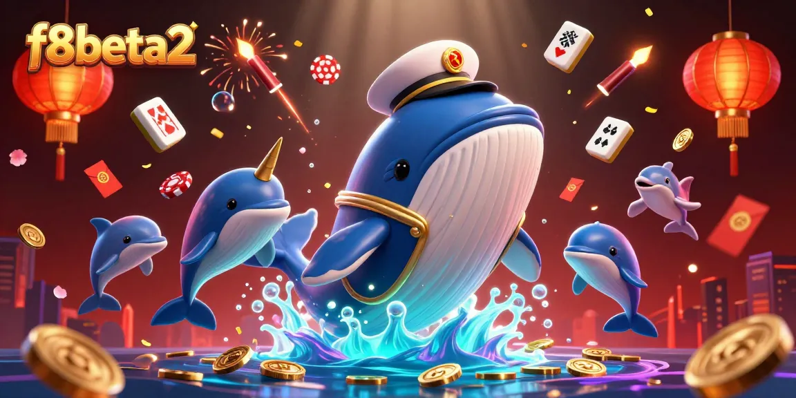 Engage in exciting gameplay at f8beta2 with a whale and friends celebrate casino wins.