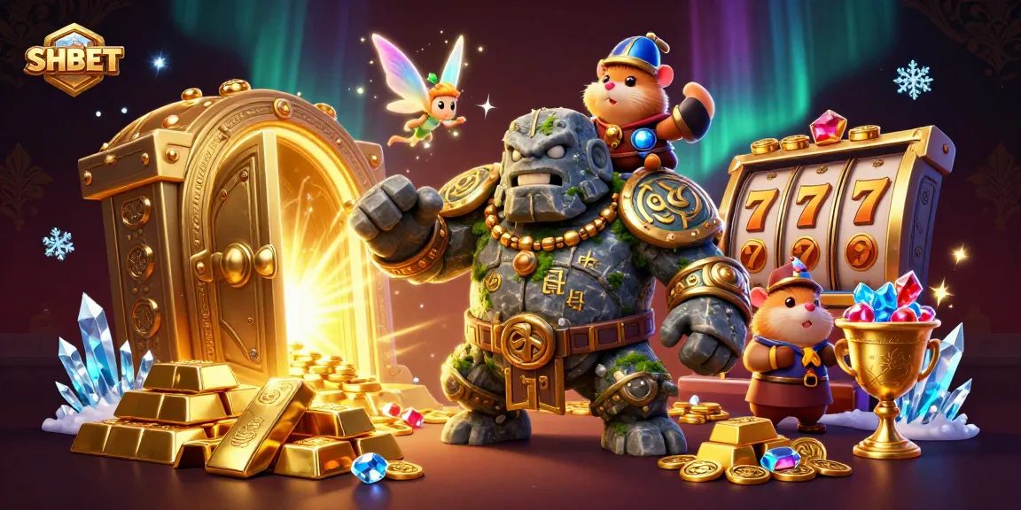 Experience the magic of SHBET's vibrant gaming world with treasure and excitement.