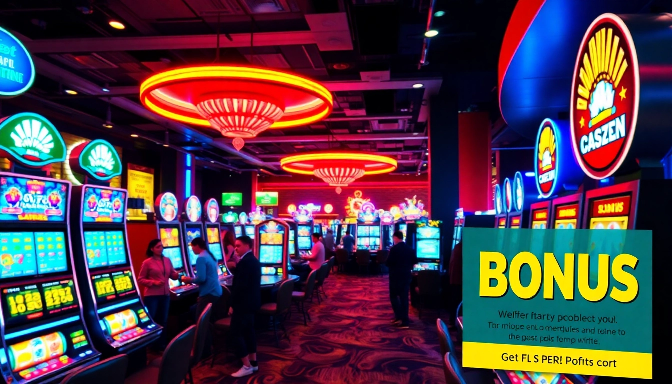 Jouer à des jeux avec les meilleurs bonus casino sans depot et affiches lumineuses.
