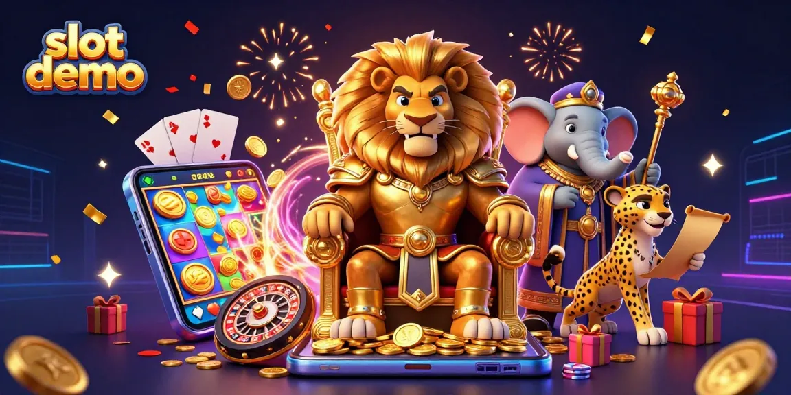 Rasakan keseruan slot demo dengan gambar penuh warna permainan kasino.