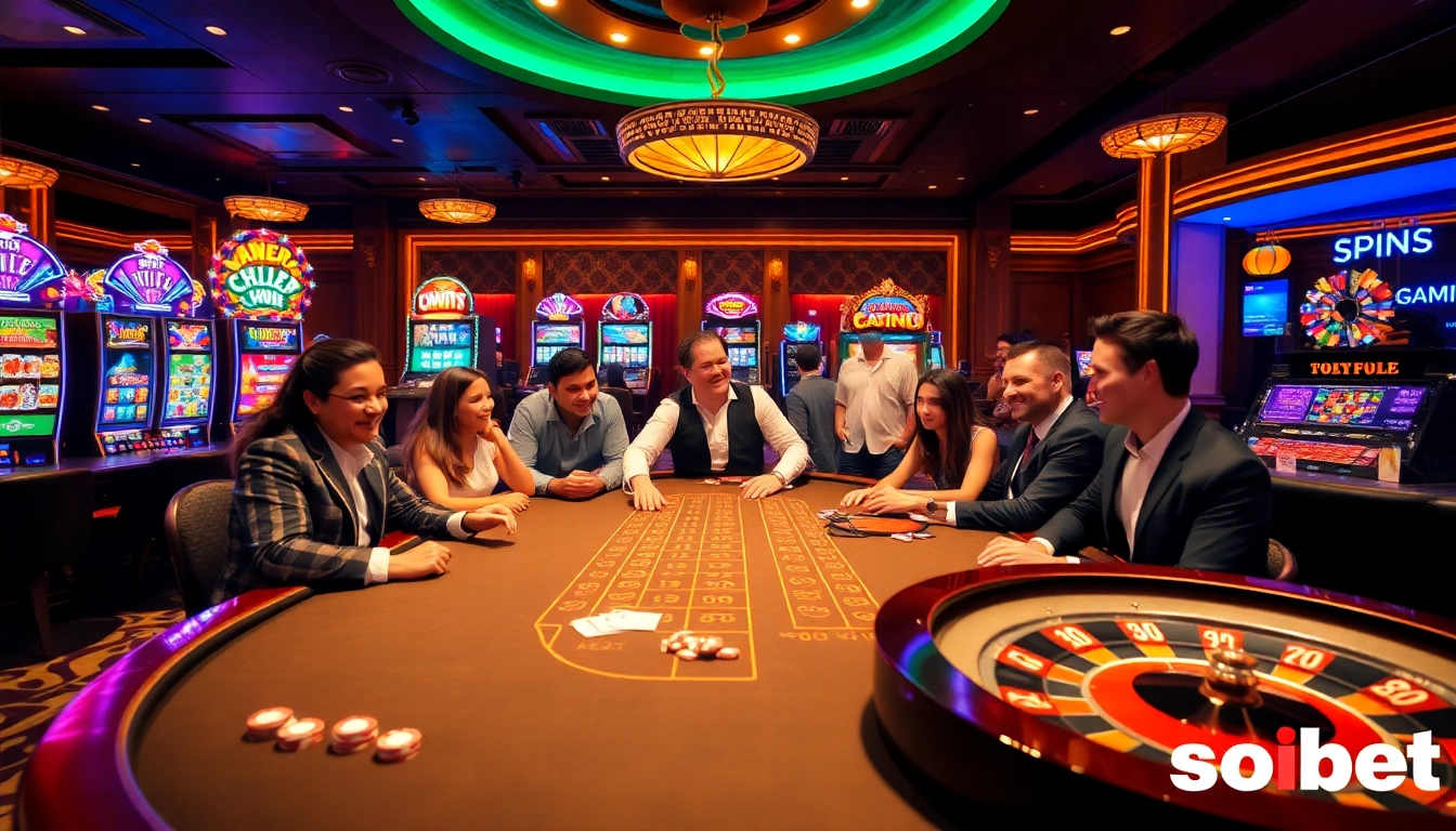 Experience thrilling games at เว็บ soibet with an engaging casino atmosphere featuring poker, slots, and roulette.