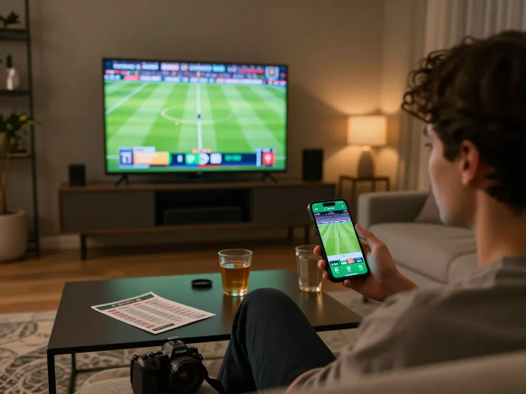 Socolive offers exciting live football betting from mobile devices in a modern home setup.