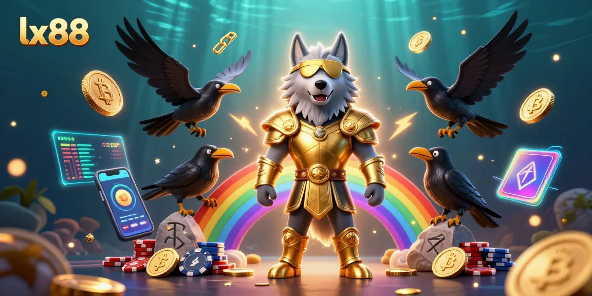 Experience thrilling gaming with lx88 and mythical characters in a vibrant casino scene