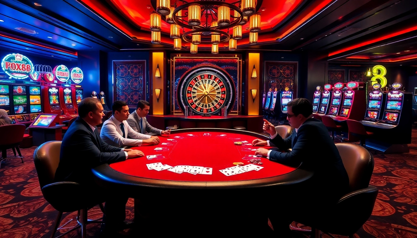 RR88 players win at a high-stakes poker table, capturing an exhilarating casino experience.