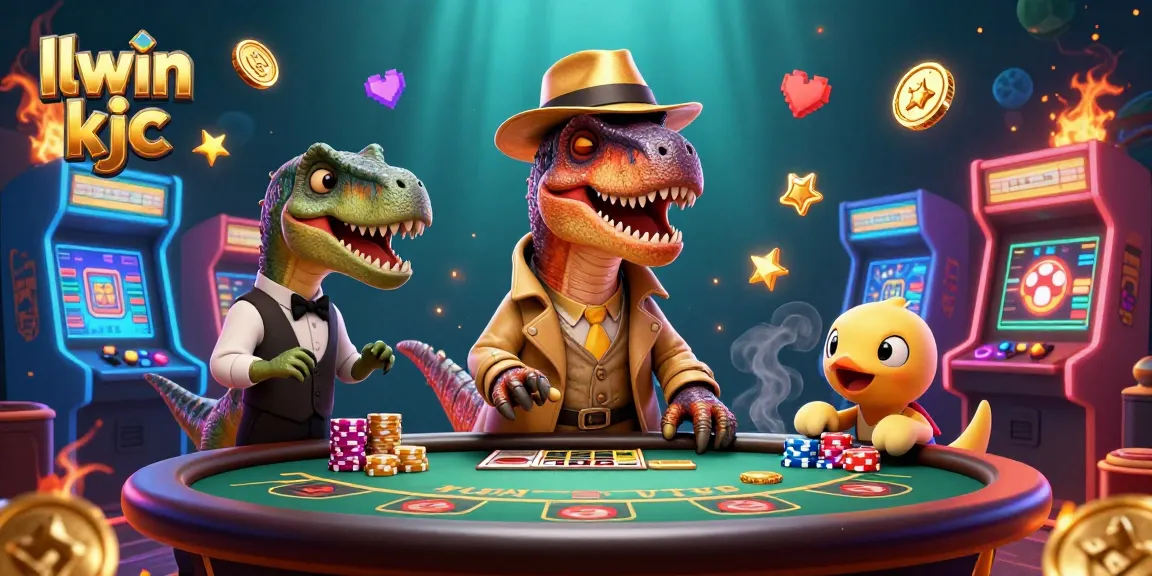 llwin kjc velociraptor counter playing blackjack with casino elements in dynamic scene