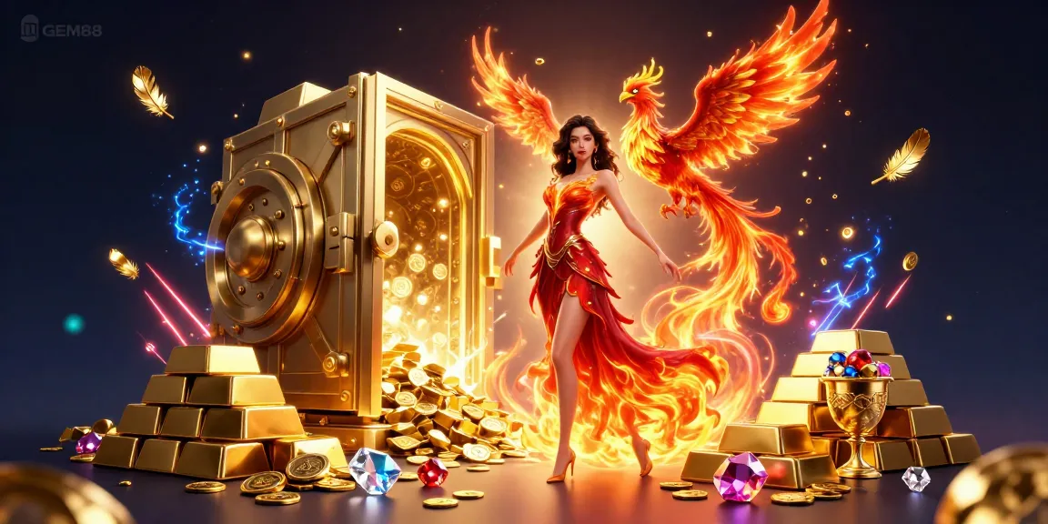 Witness the excitement of GEM88's vibrant casino world, showcasing diverse games and thrilling jackpots.