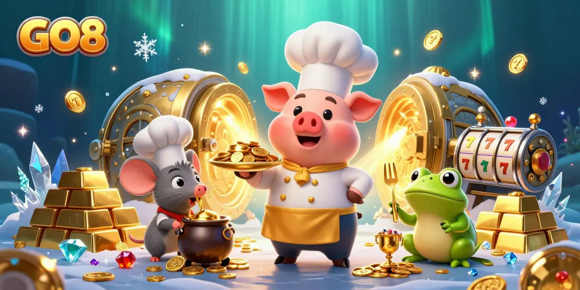 Spin the reels and stack jackpots at GO8 Casino, where gold coins and vibrant treasures await!