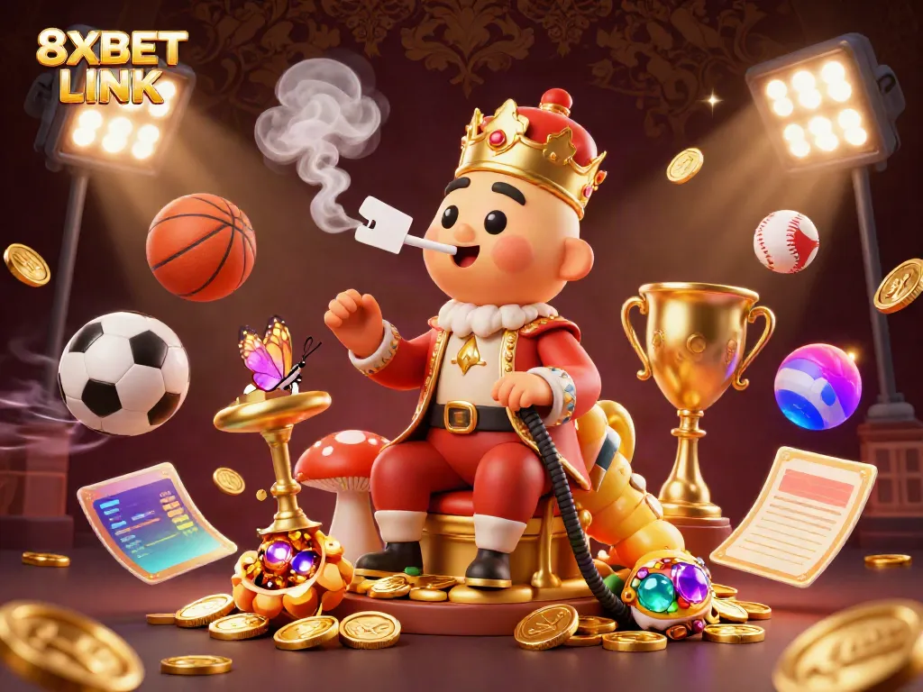 Engage in thrilling online gaming with 8XBET LINK featuring dynamic scenes of betting and poker.