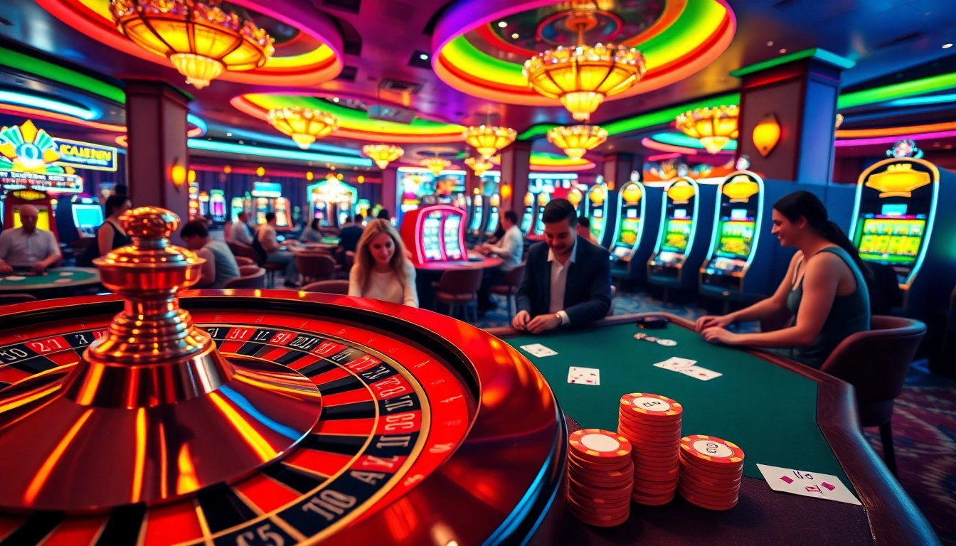 Découvrez le meilleur casino en ligne avec une roulette, des tables de poker et une ambiance excitante.