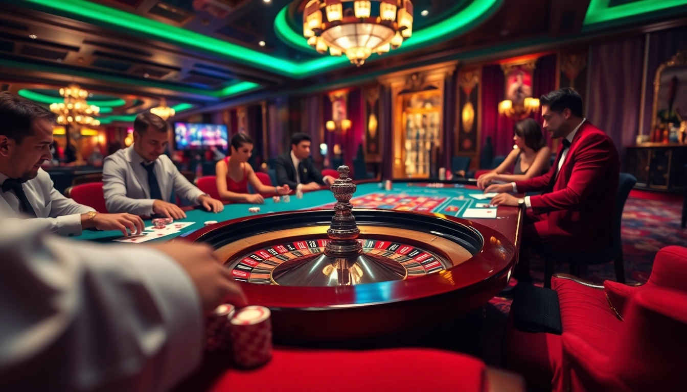 Plays strategies at casinos en ligne around a lively roulette table.