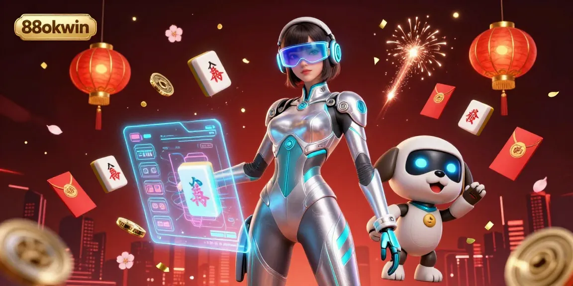Experience thrilling jackpots with 88okwin in a vibrant casino scene full of action and excitement.