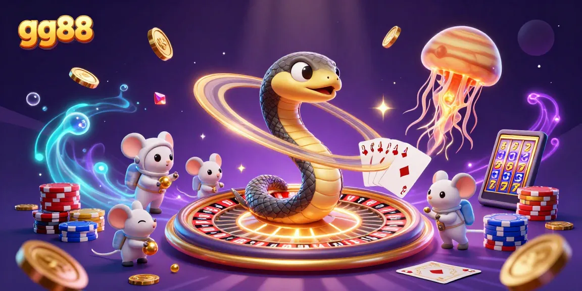 Experience thrilling gameplay with gg88 as mice bet on a cosmic roulette wheel!