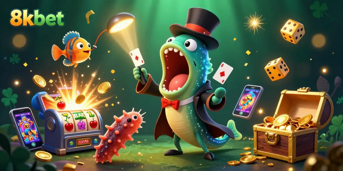 Experience thrills at 8kbet with a vibrant casino adventure featuring magical sea creatures.