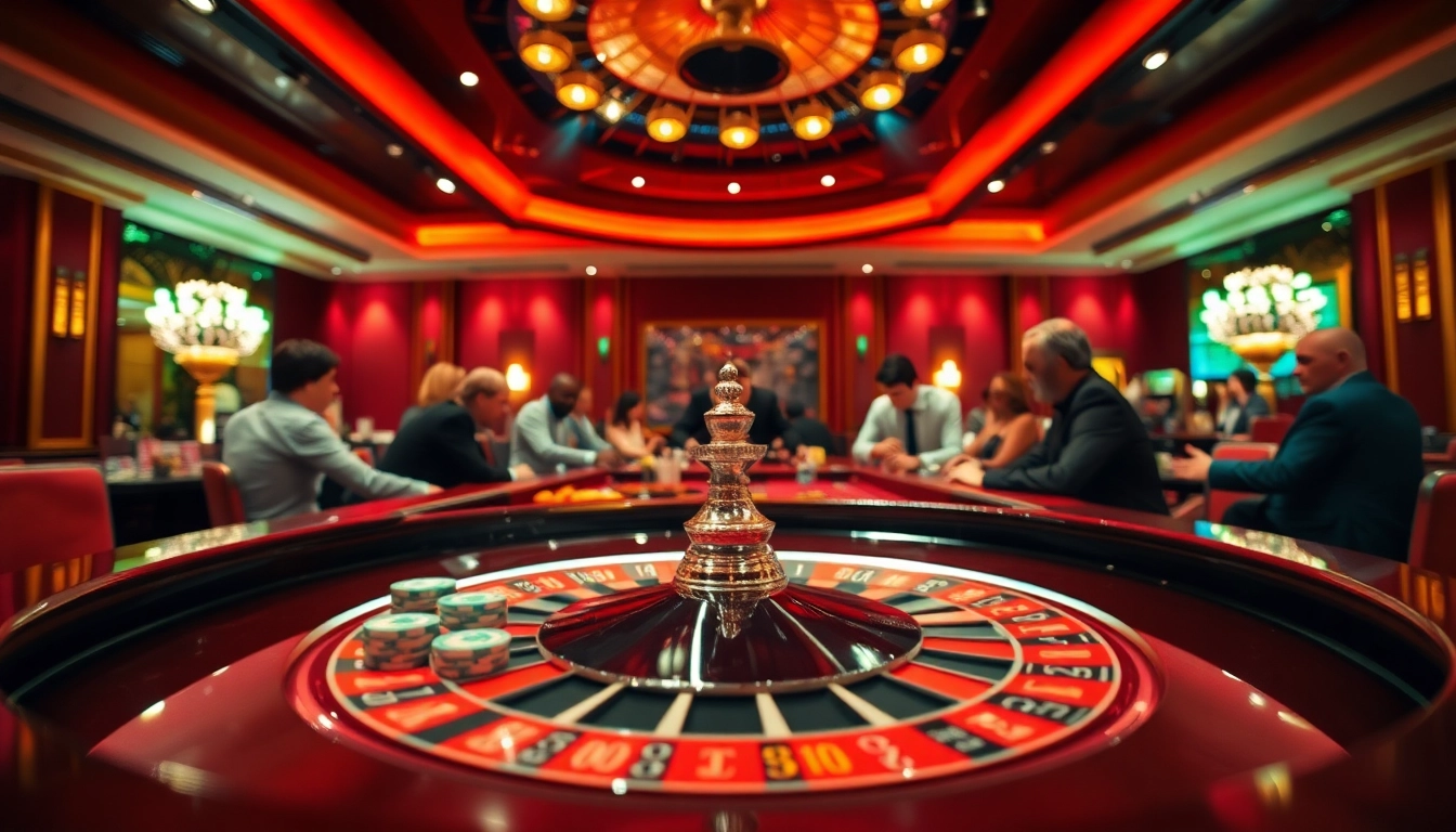 Retrait instantané paris sportif sur une table de casino animée, mise en avant des enjeux passionnants.