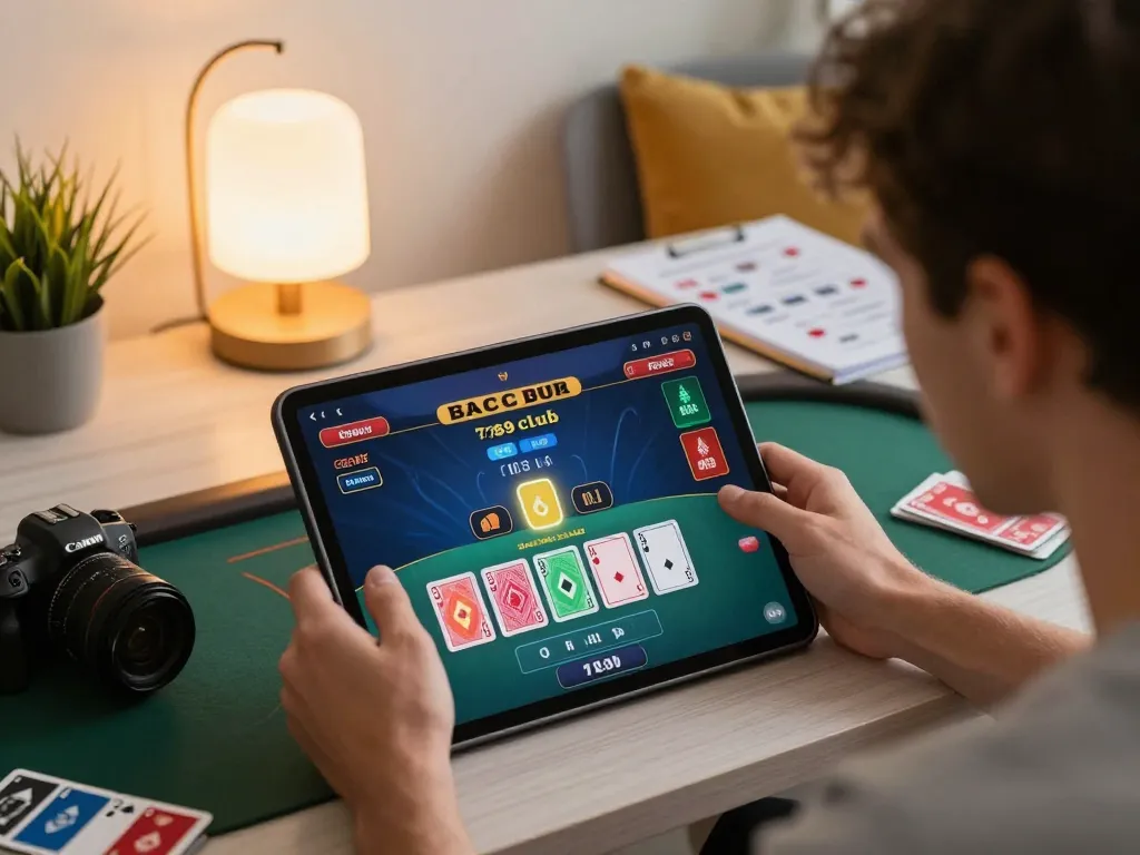 Players engaging enthusiastically in a virtual baccarat game at the 789 club